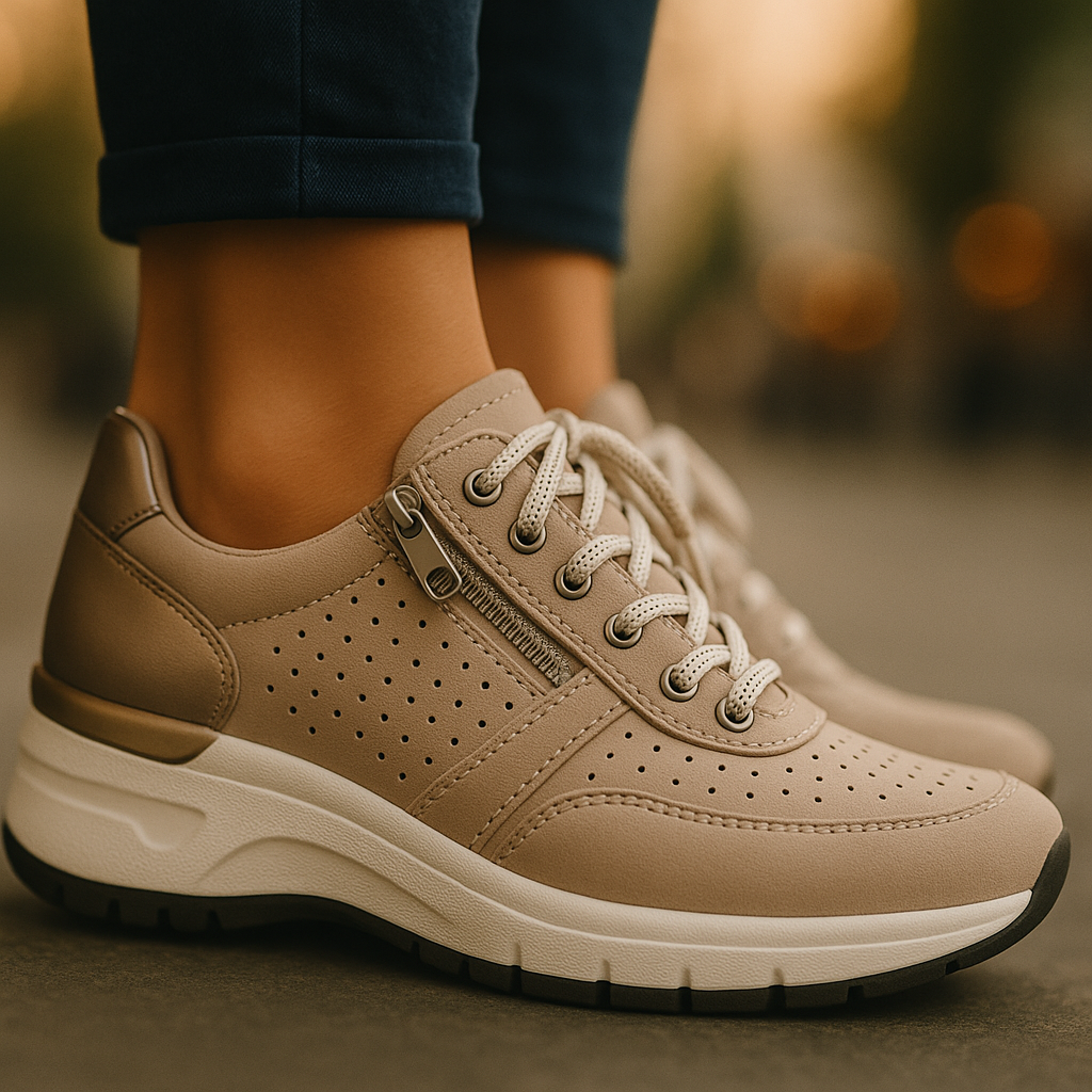 Chaussures de randonnée femme légères à lacets élastiques et zip 13