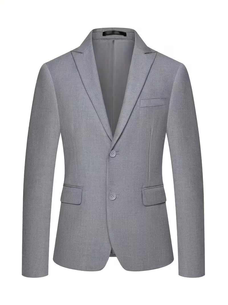 Costume 3 pièces homme croisé coupe slim veste à revers gilet assorti 20