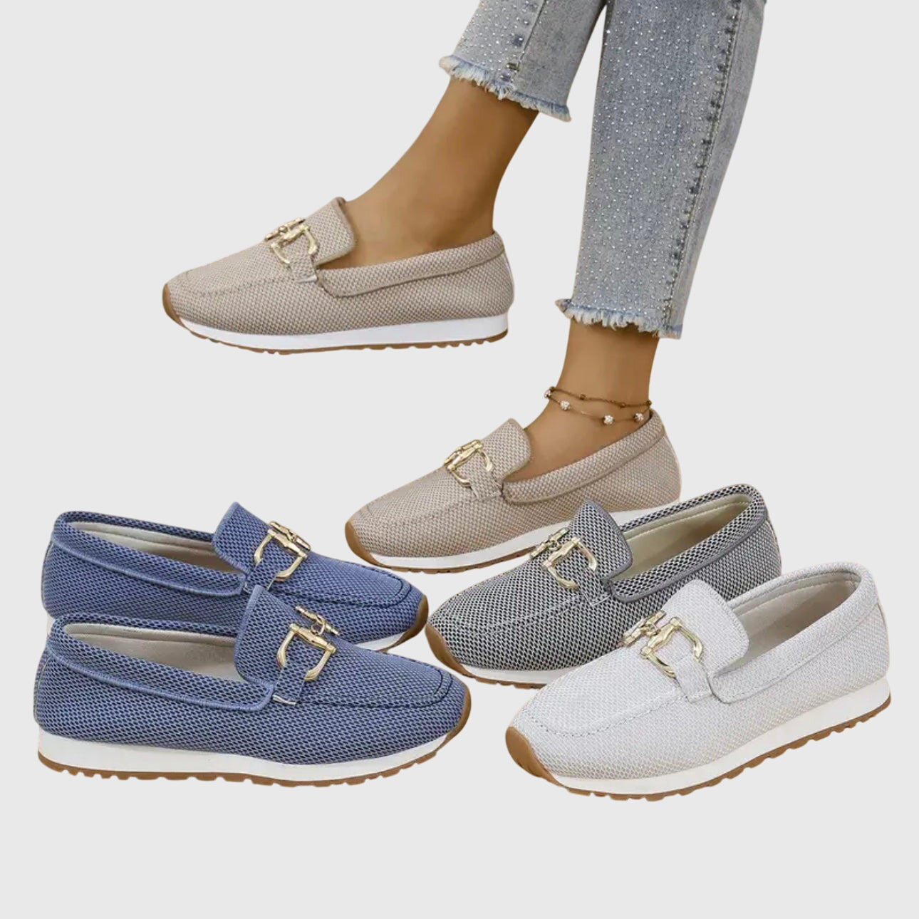 Louna – Mocassins avec détail chaîne femme