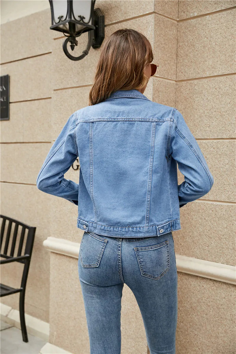 Isaline – Veste d’été en jean femme