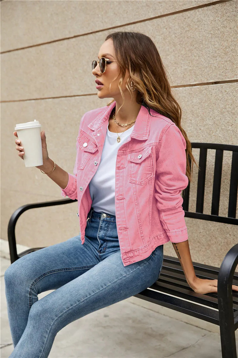 Isaline – Veste d’été en jean femme