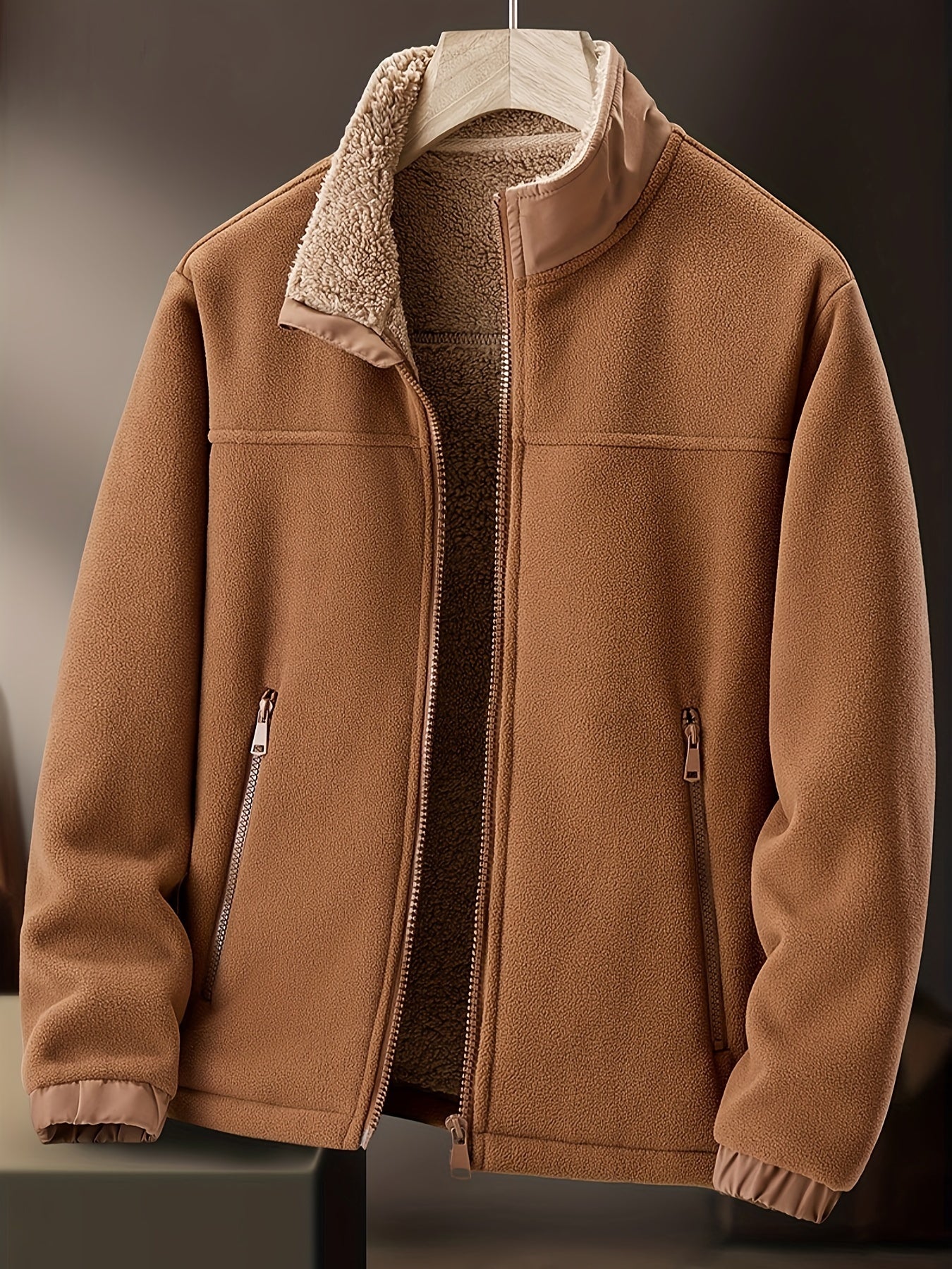 Timothée – Veste polaire homme avec doublure et fermeture zippée