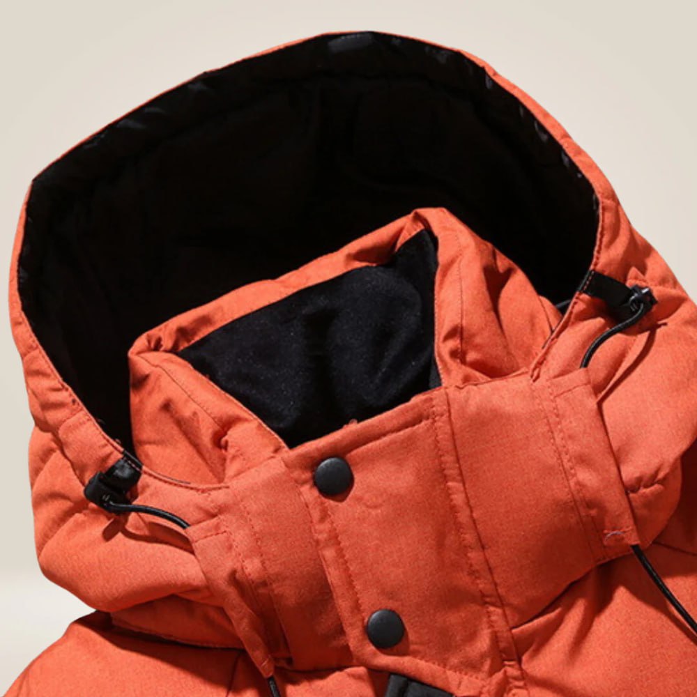 Doudoune hiver homme à capuche amovible déperlante 10