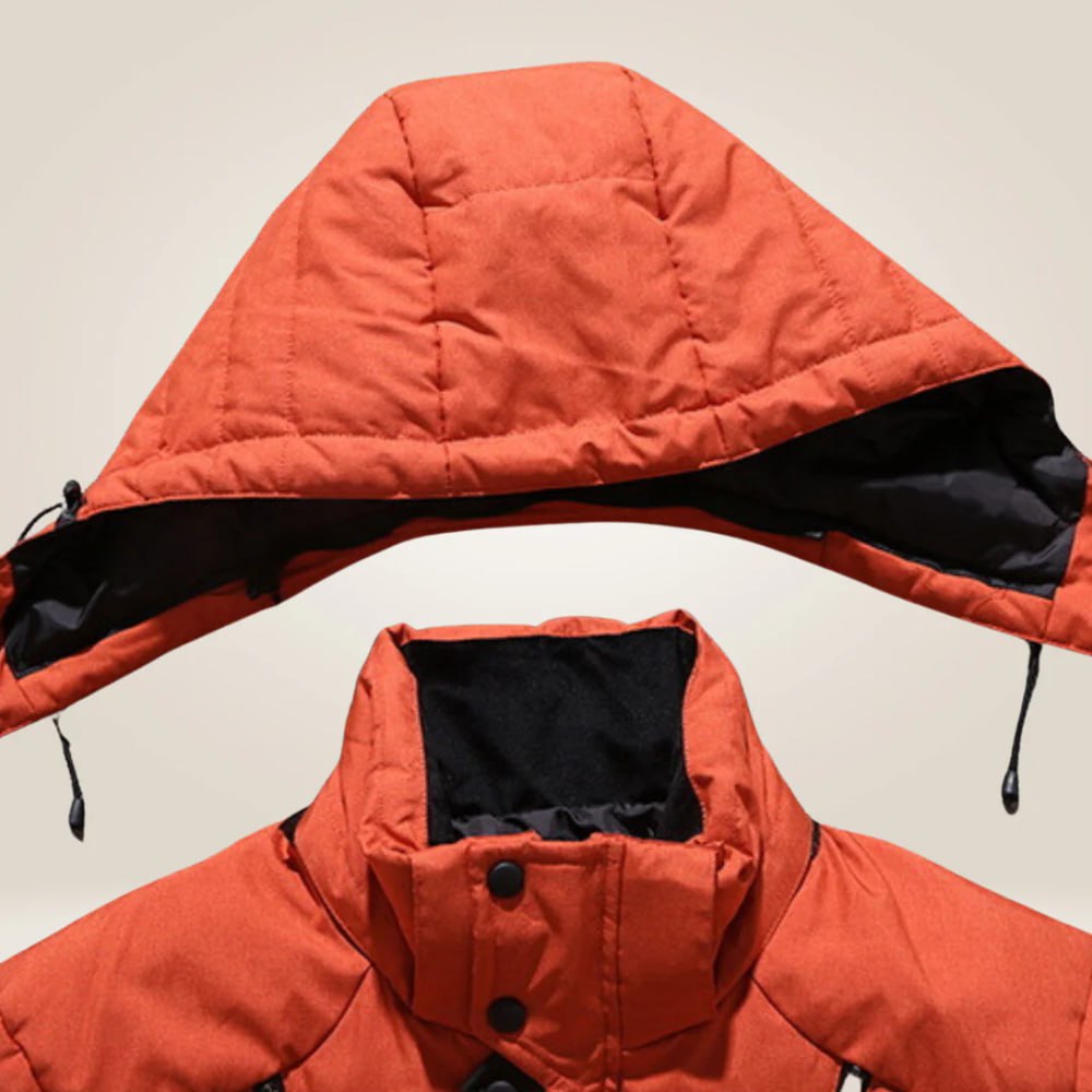 Doudoune hiver homme à capuche amovible déperlante 14