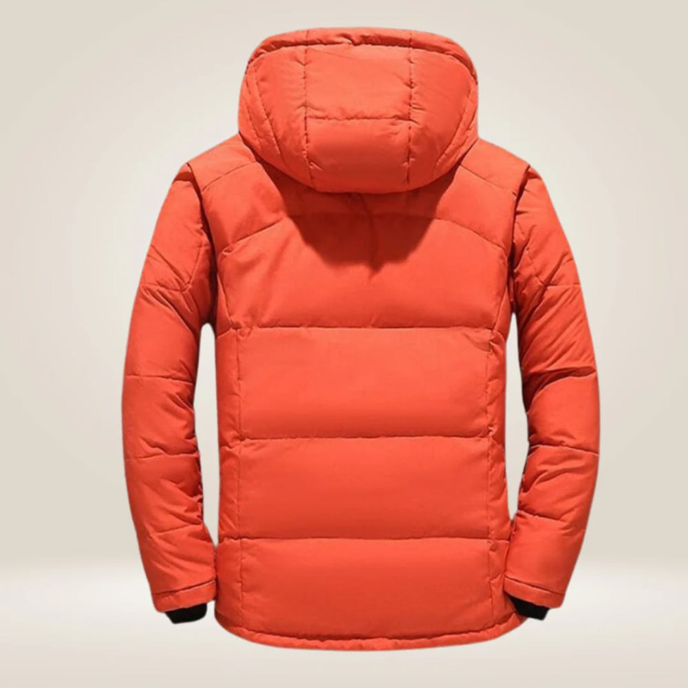 Doudoune hiver homme à capuche amovible déperlante 9