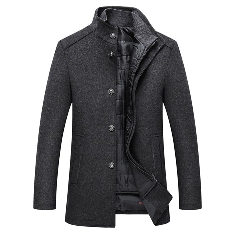 Julien – Manteau homme hiver boutonné