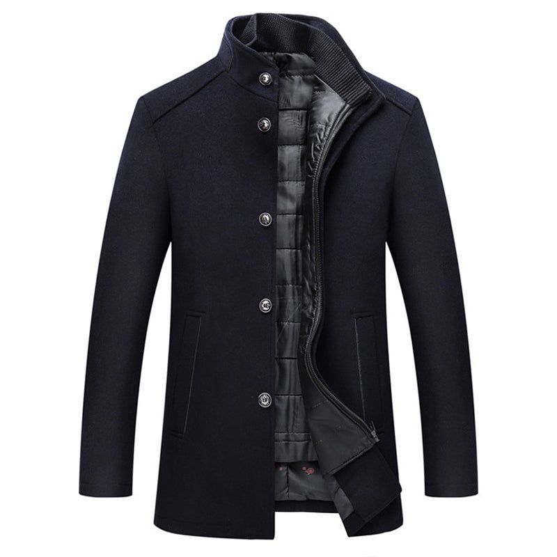 Julien – Manteau homme hiver boutonné