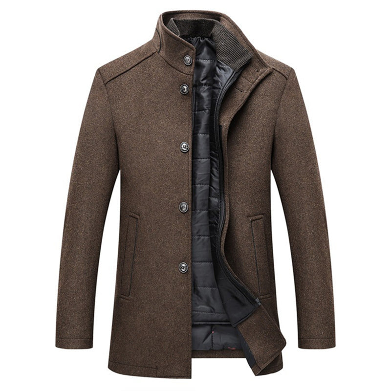Julien – Manteau homme hiver boutonné