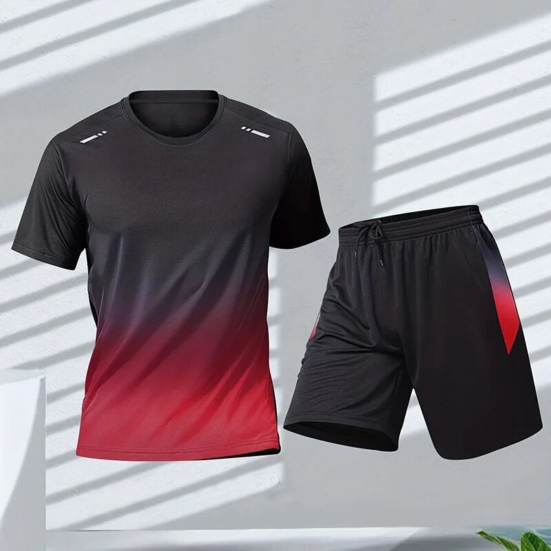 Théo – Ensemble sportswear à imprimé dégradé homme