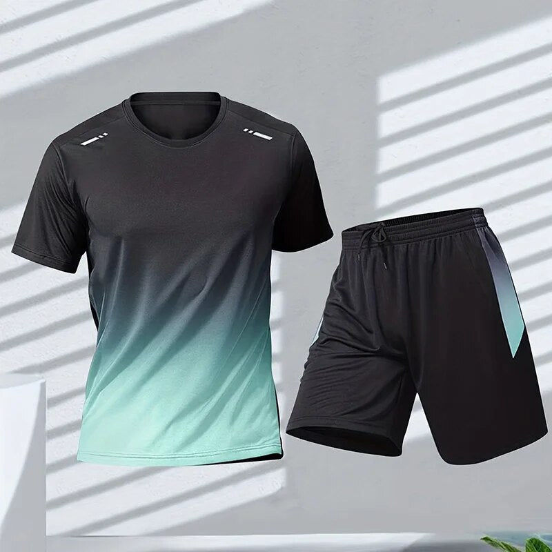 Théo – Ensemble sportswear à imprimé dégradé homme