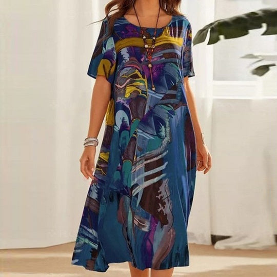 Camille – Robe d’été décontractée à coupe ample femme