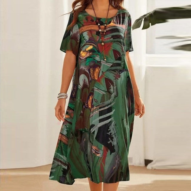 Camille – Robe d’été décontractée à coupe ample femme