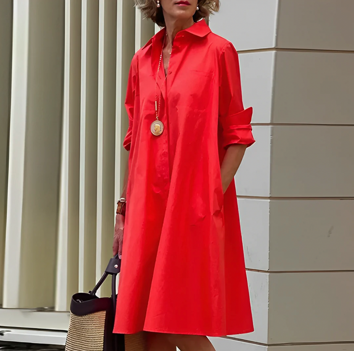 Lisette – Robe chemise élégante femme