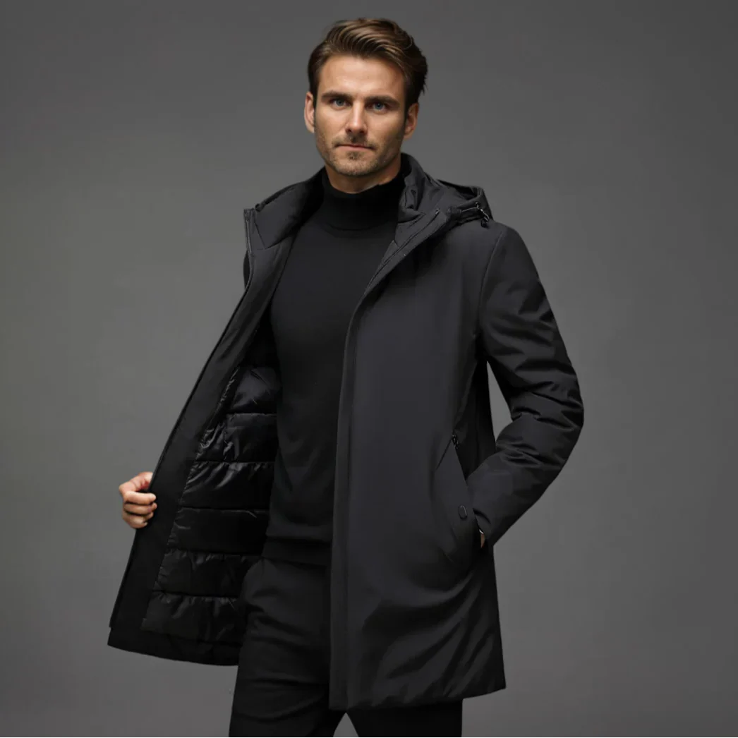 Adrien – Veste homme hiver longue