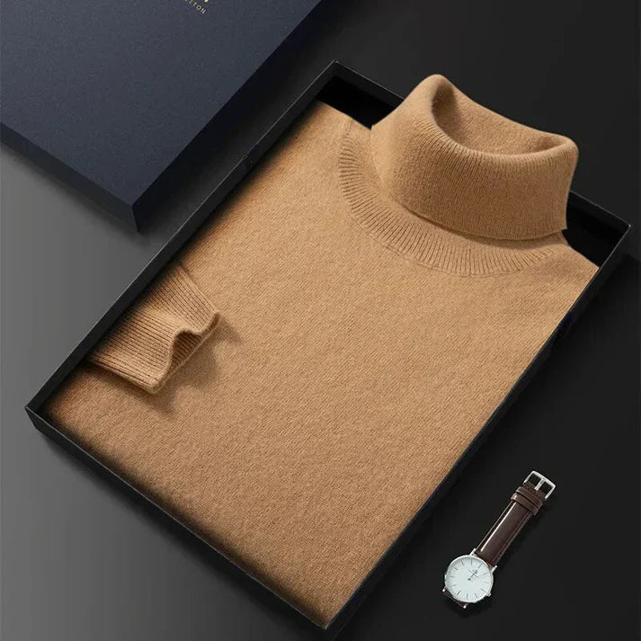 Thierry – Pull col roulé homme hiver