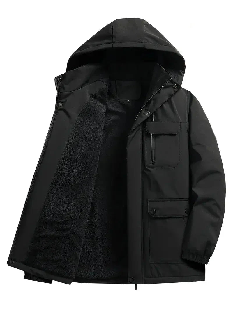 Étienne – Manteau d’hiver doublé chaud homme