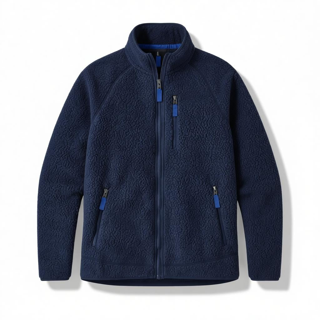 Rémi – Veste polaire chaude zippée d’hiver homme