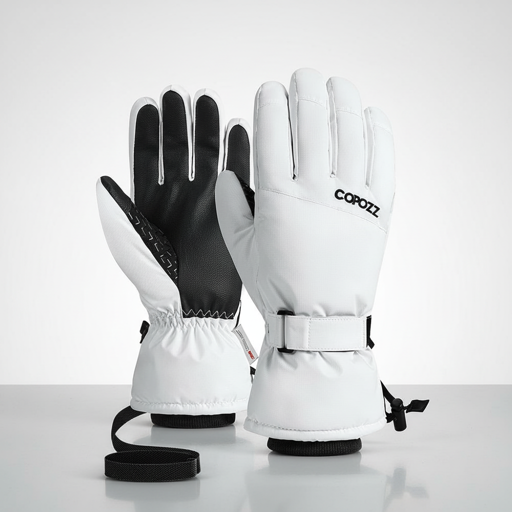 Gants de ski femme déperlants coupe-vent à paume antidérapante 4