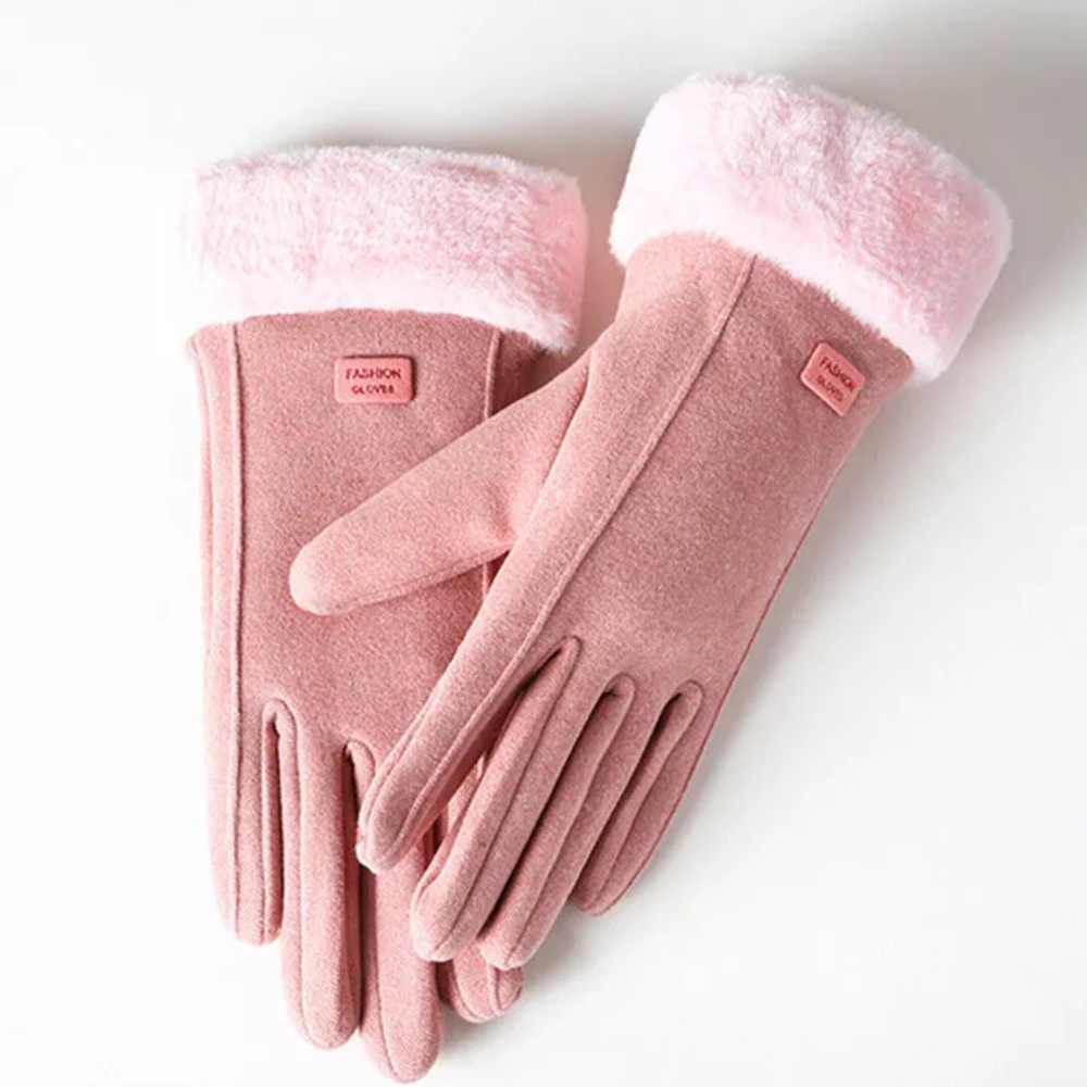 Gants d'hiver femme tactiles antidérapants coupe-vent 2