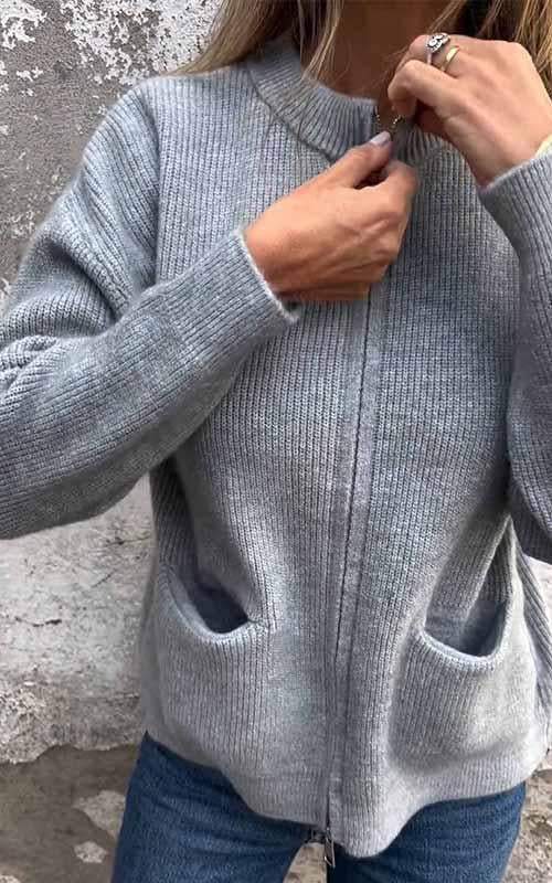 Gilet femme en maille douce et chaude au style intemporel 7