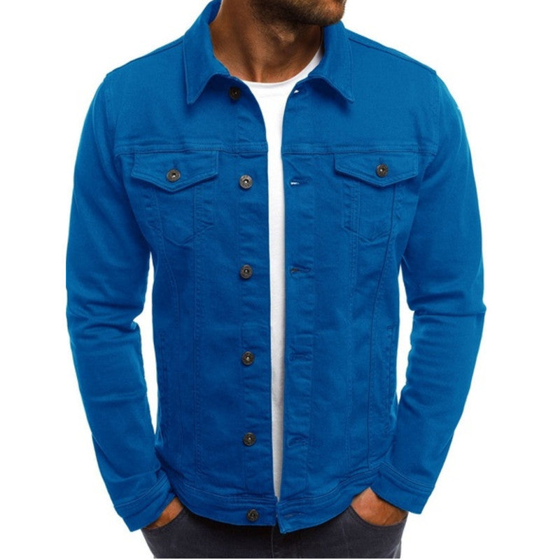 Gilet homme en jean décontracté 5