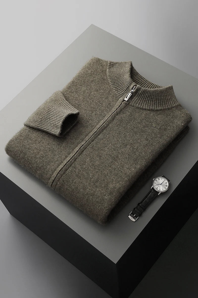 Gilet sans manches homme en maille de laine 2