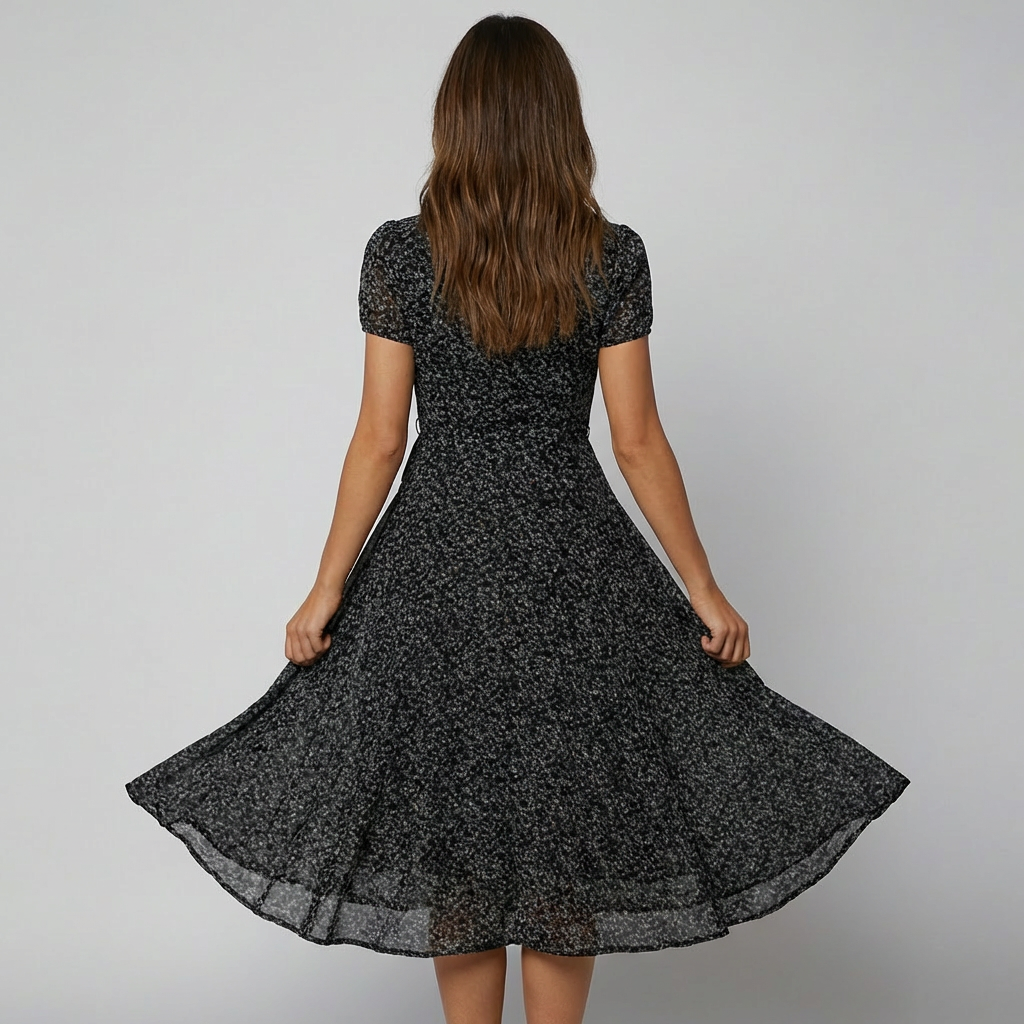 Lucile – Robe d'été à col en V femme