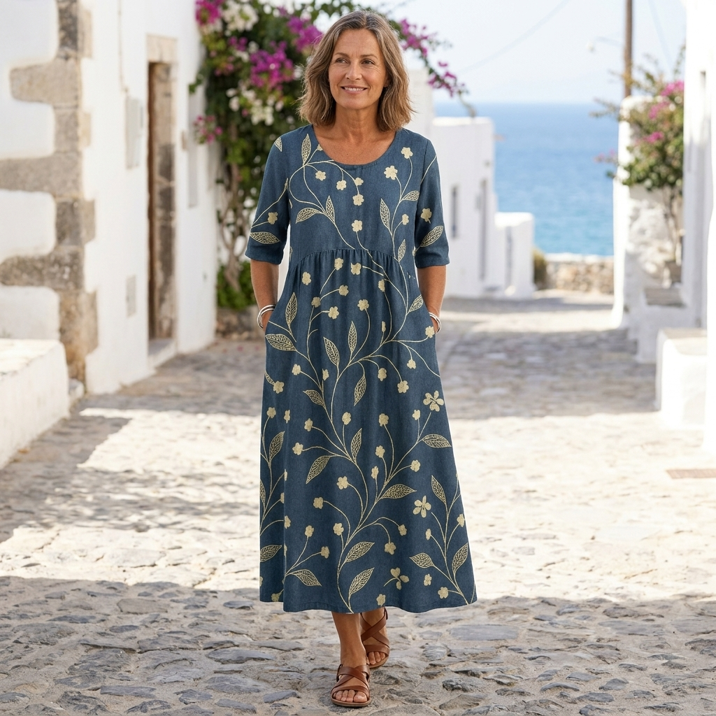 Gabrielle – Robe d'été fluide confortable femme