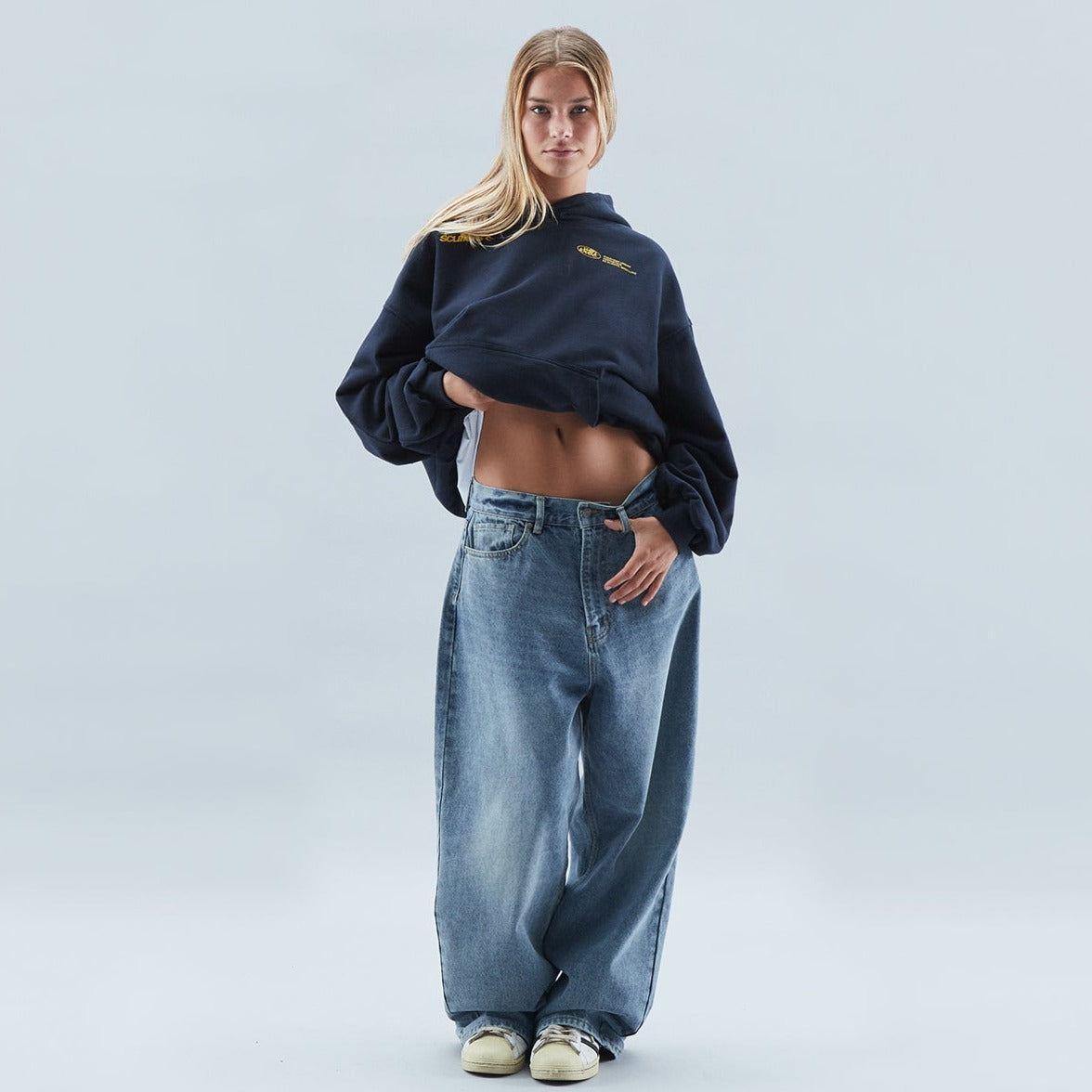 Chloé – Hoodie oversize avec imprimé “With Love” femme