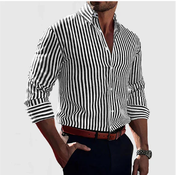 Gabriel – Chemise élégante à rayures pour homme