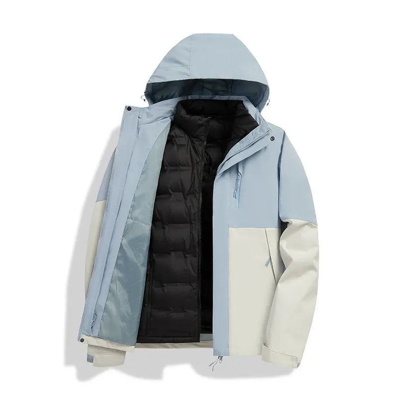 Hugo – Doudoune homme d’hiver de ski avec capuche