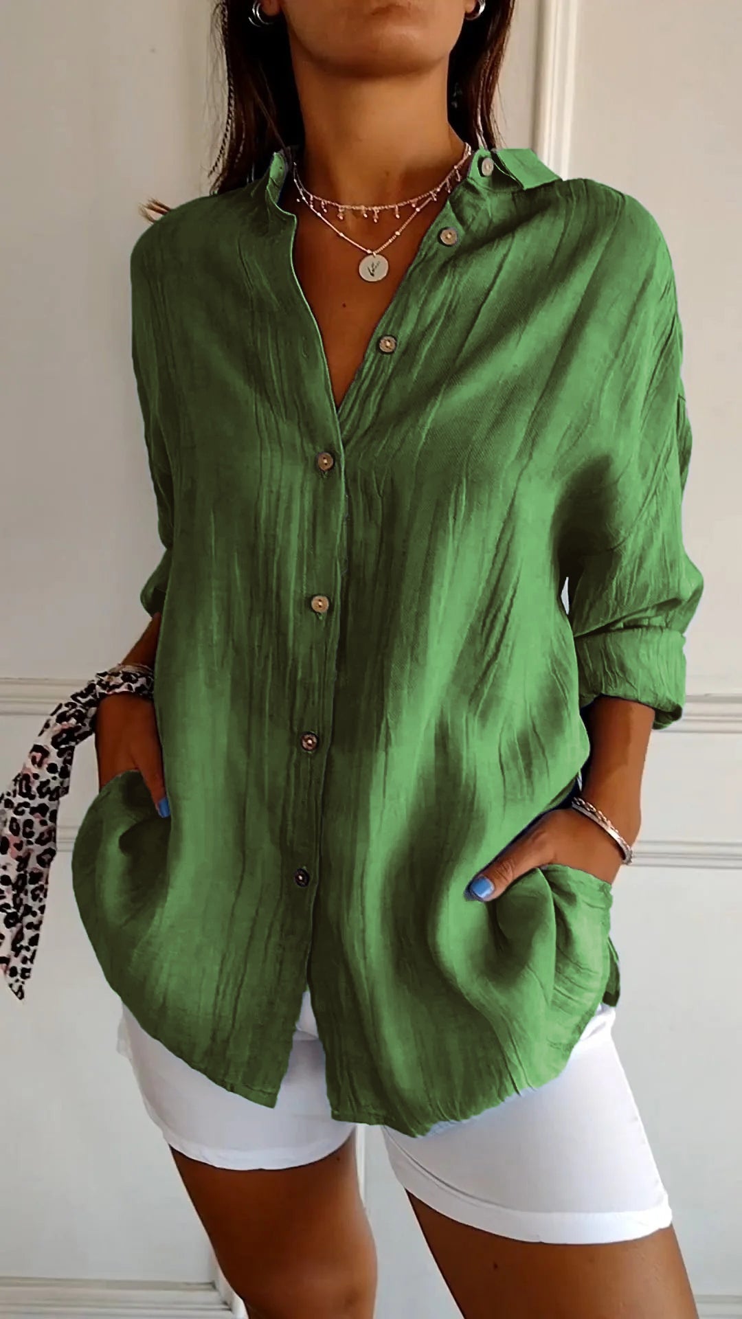 Pauline – Blouse boutonnée femme