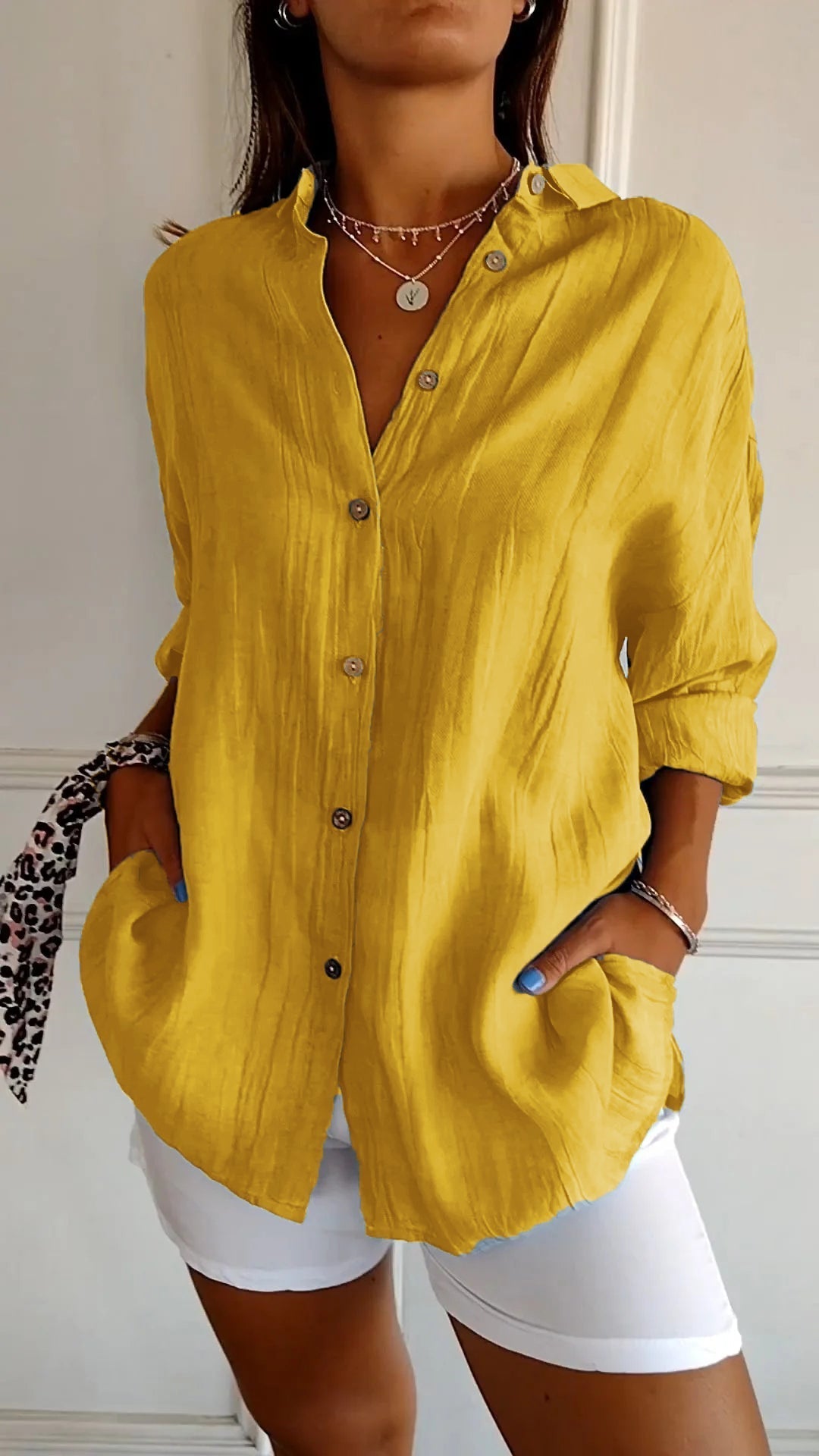 Pauline – Blouse boutonnée femme