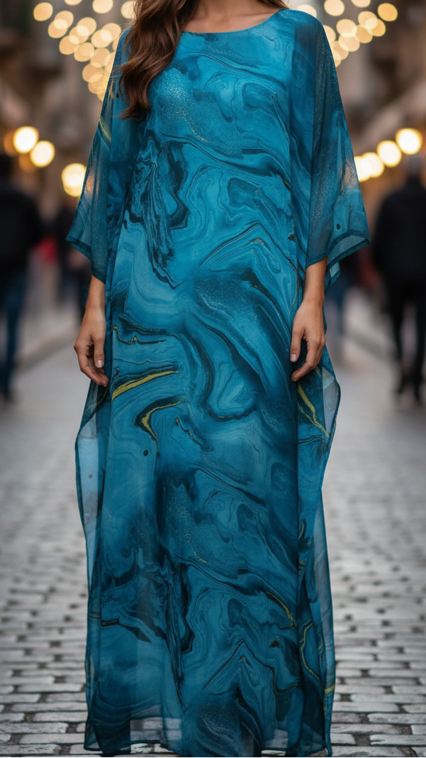 Eugénie – Robe en mousseline femme