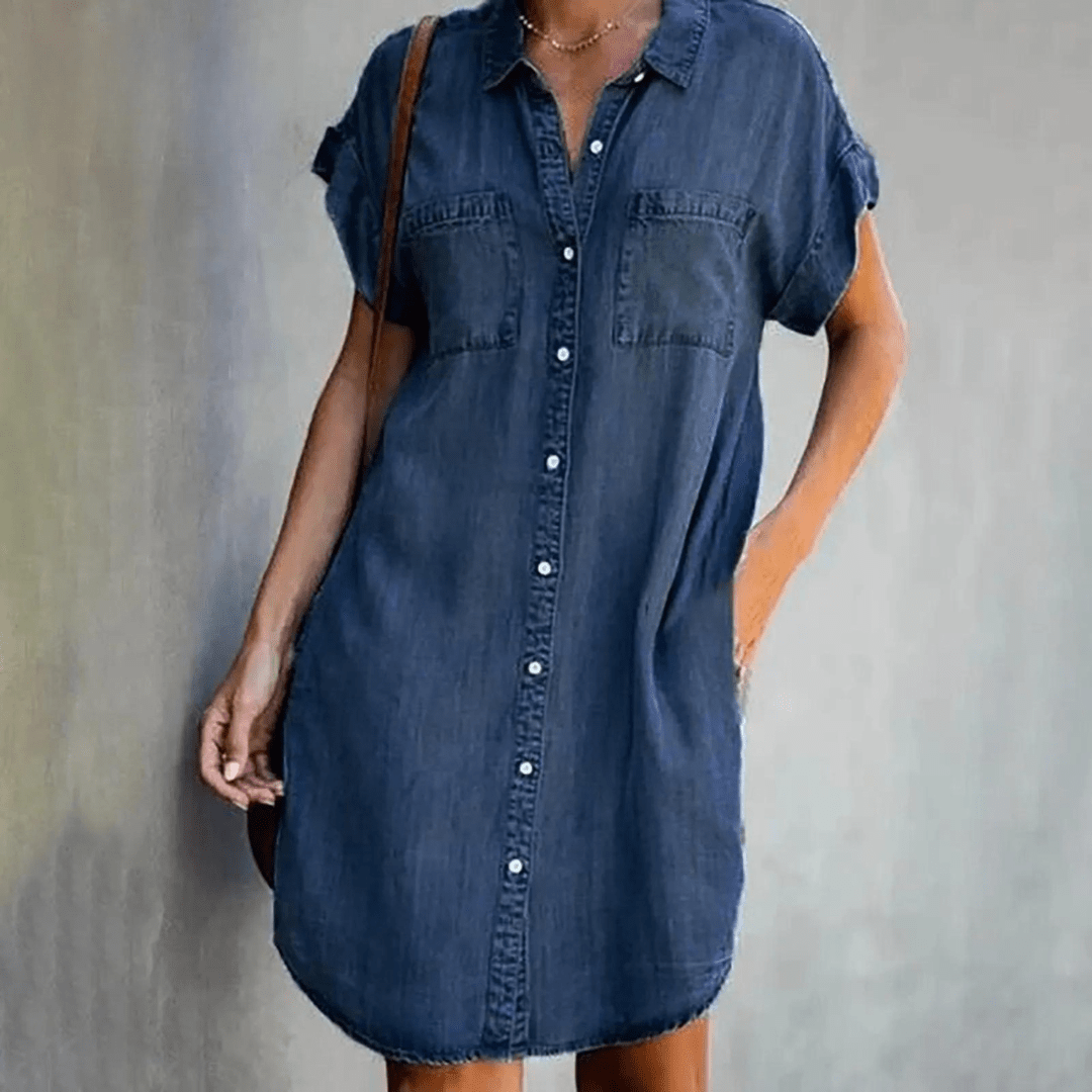 Héloïse – Robe chemise midi femme