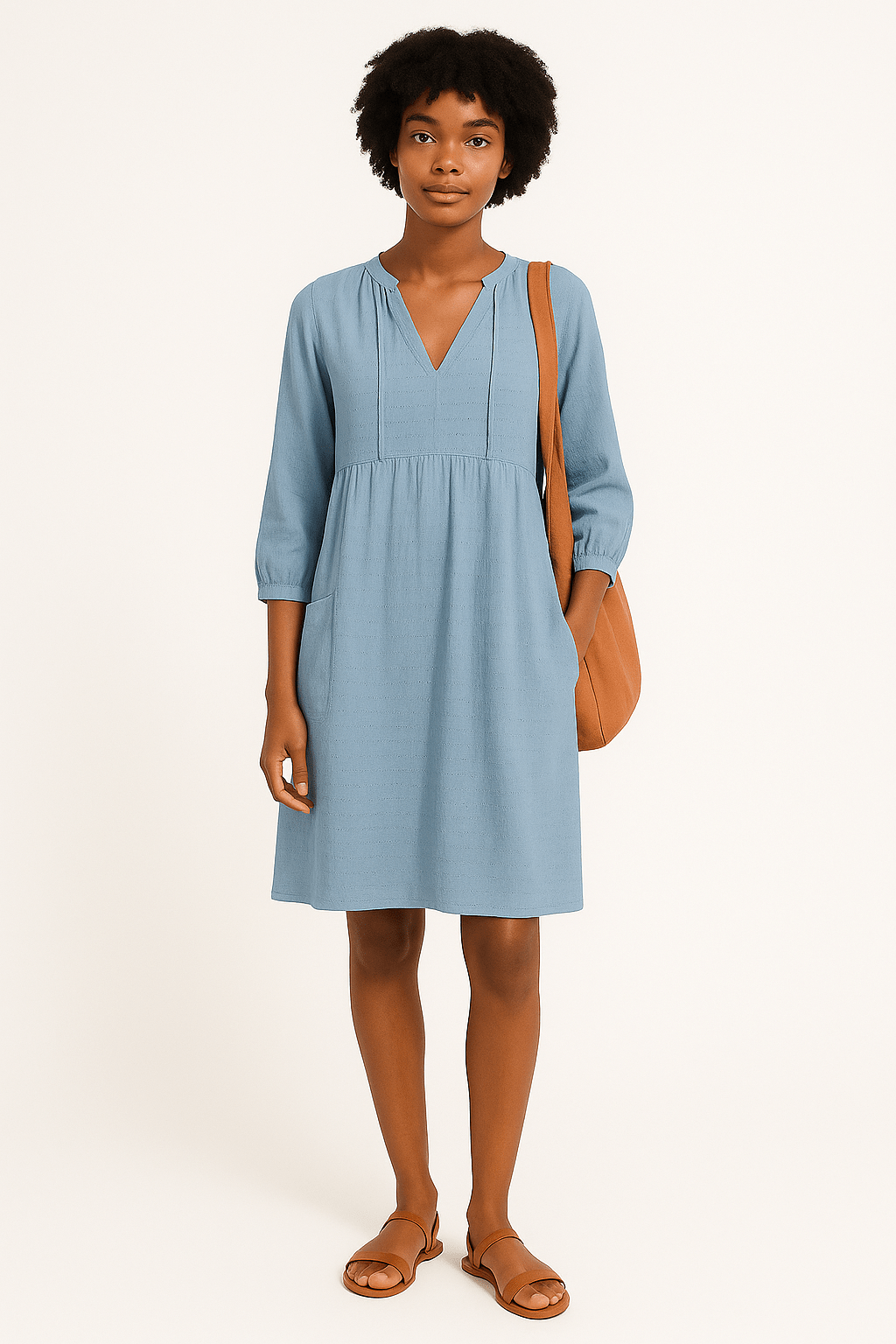 Manon – Robe chemise midi ample femme
