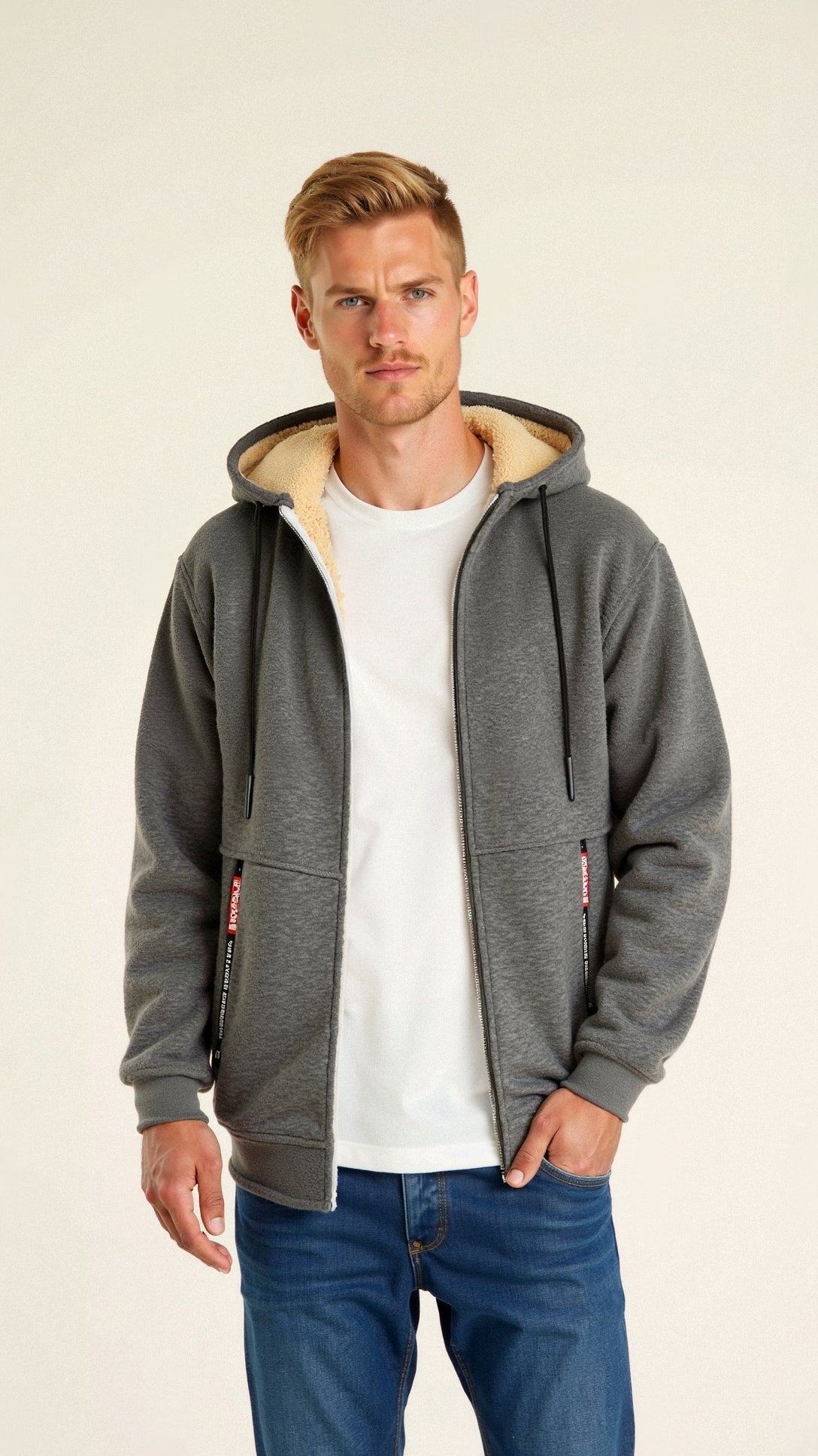 Théo – Sweat à capuche homme doublé
