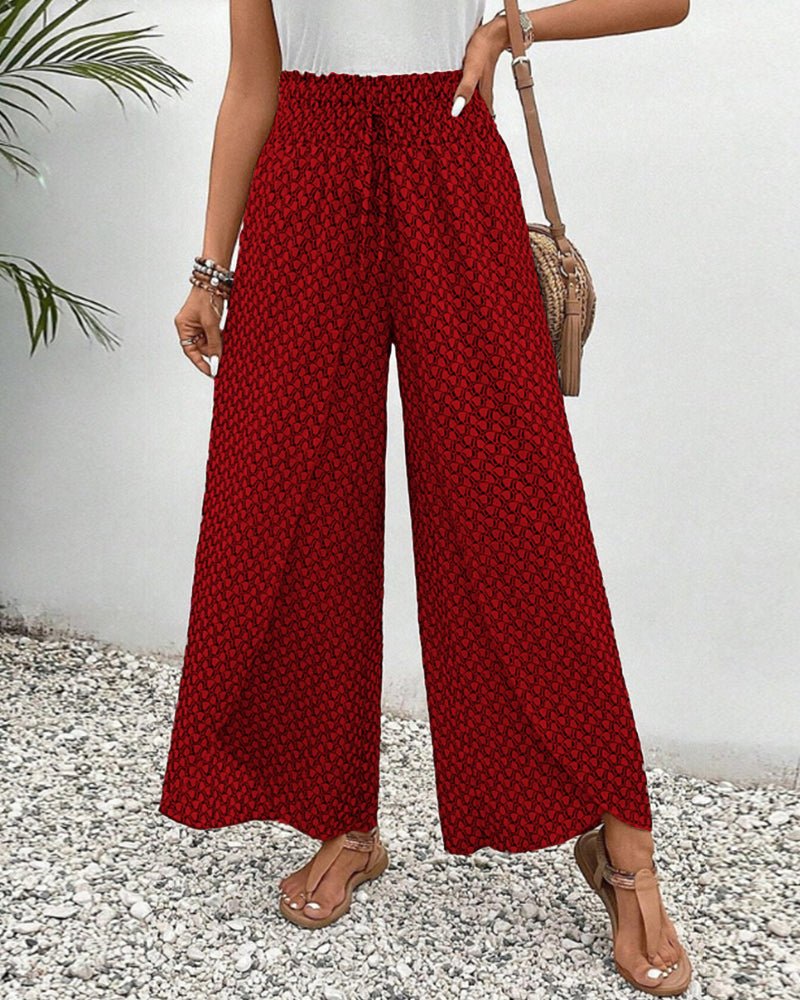 Camille – Pantalon léger à imprimé femme