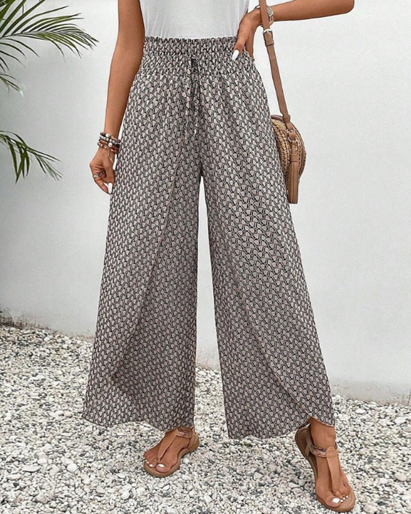 Camille – Pantalon léger à imprimé femme