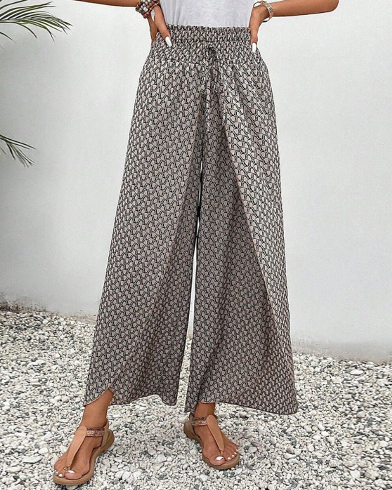 Camille – Pantalon léger à imprimé femme