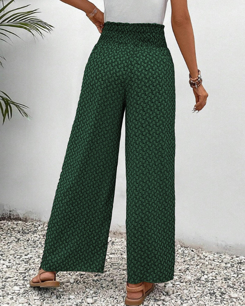 Camille – Pantalon léger à imprimé femme