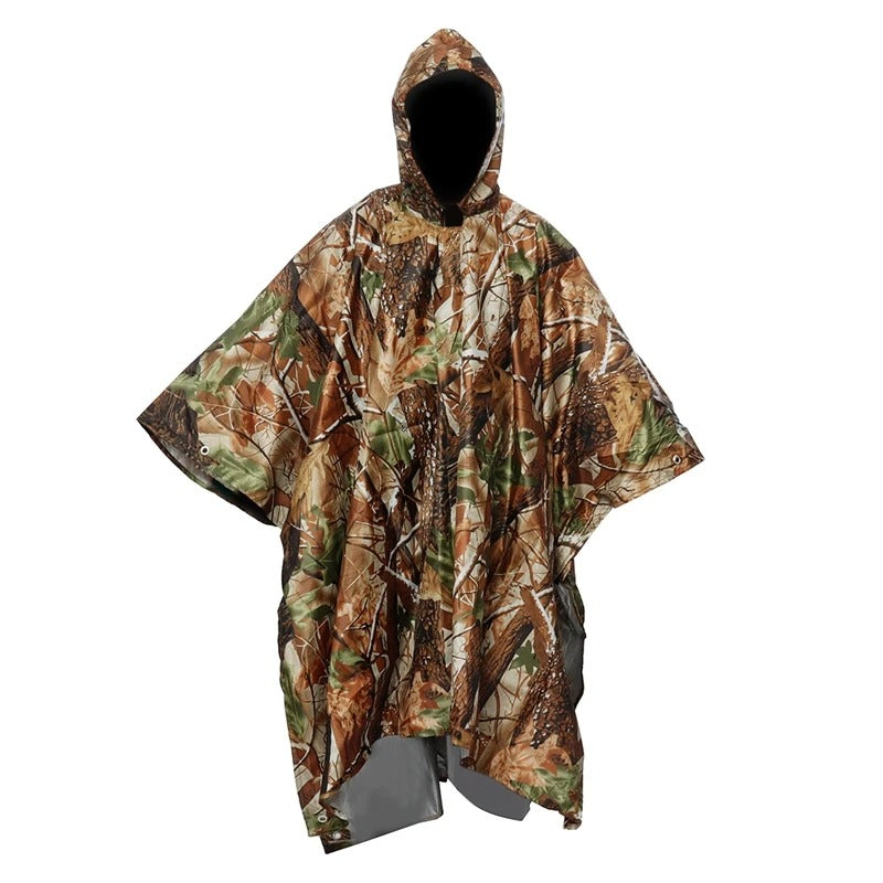 Poncho de pluie imperméable à capuche unisexe avec étui de rangement 6