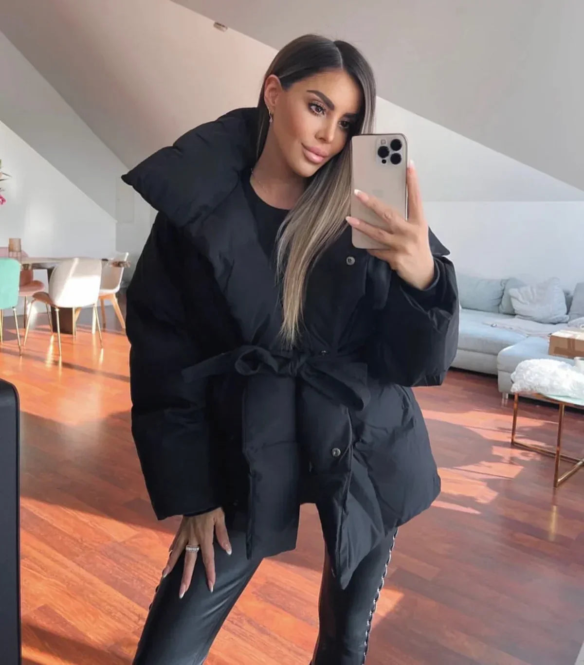 Amélie – Manteau matelassé élégant d’hiver femme