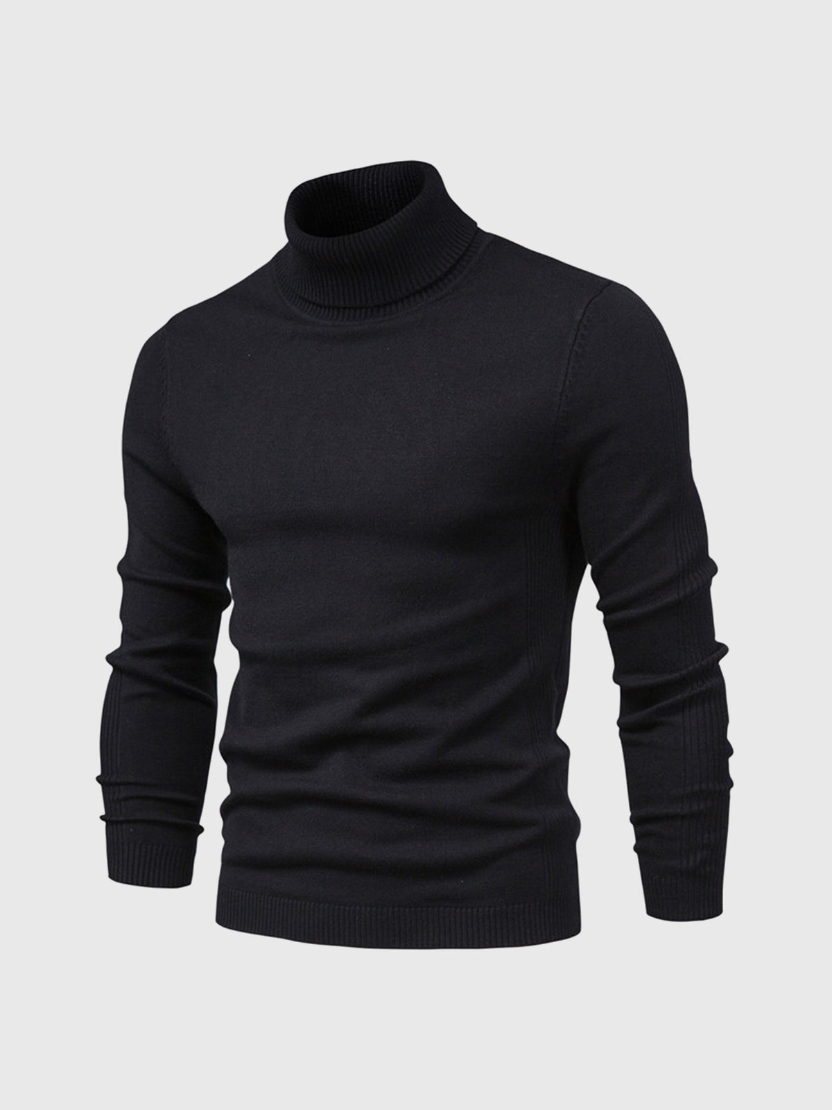 Pull col roulé homme en coton doux et intemporel, lavable en machine 18