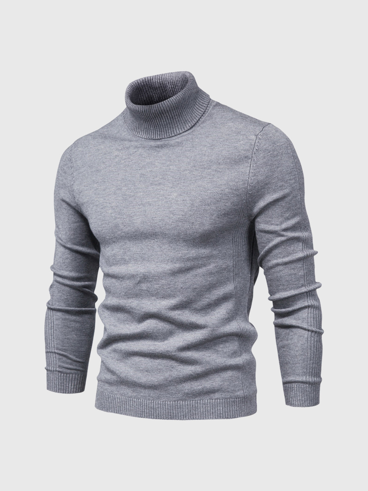 Pull col roulé homme en coton doux et intemporel, lavable en machine 19