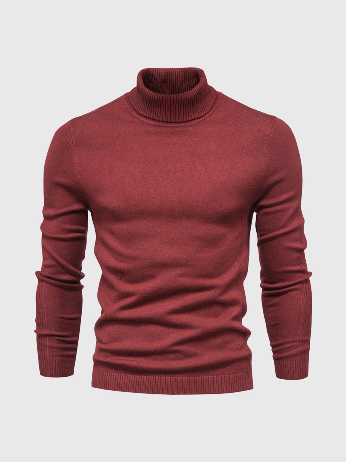 Pull col roulé homme en coton doux et intemporel, lavable en machine 5