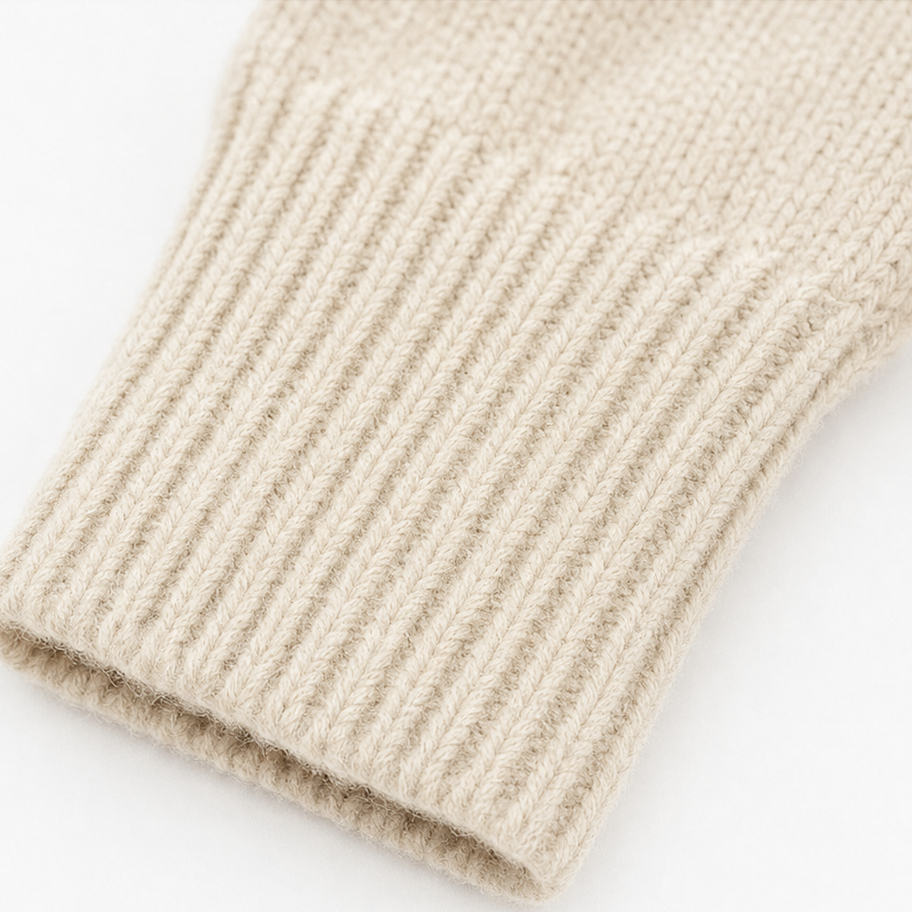 Pull femme en maille à col rond avec détails en cordon et boutons 14