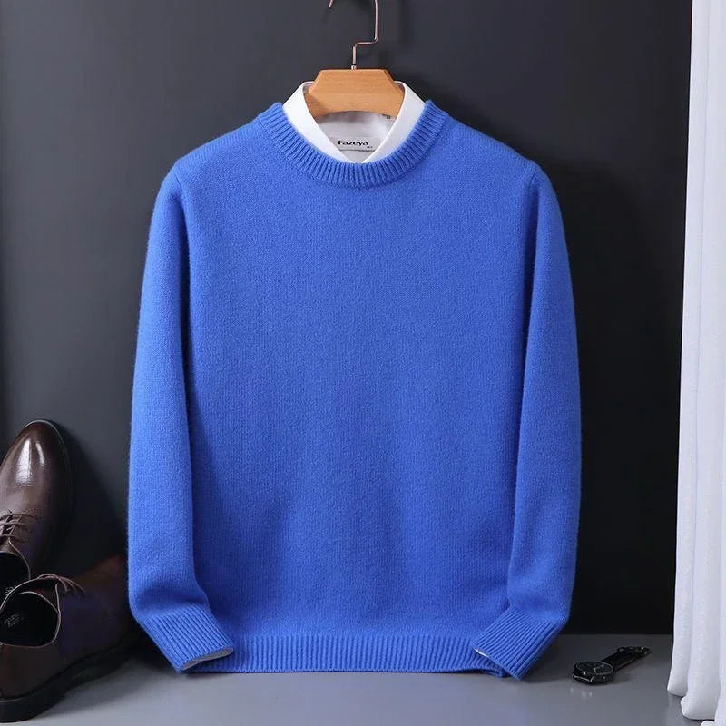 Pull homme en laine chaud sans lourdeur à lignes épurées 1