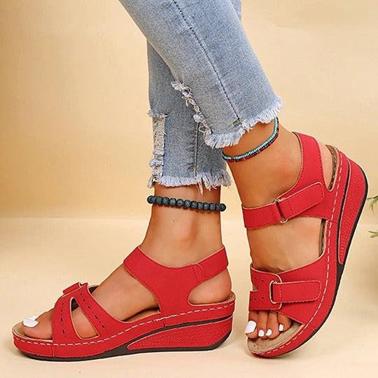 Sandales confort femme à semelle amortissante