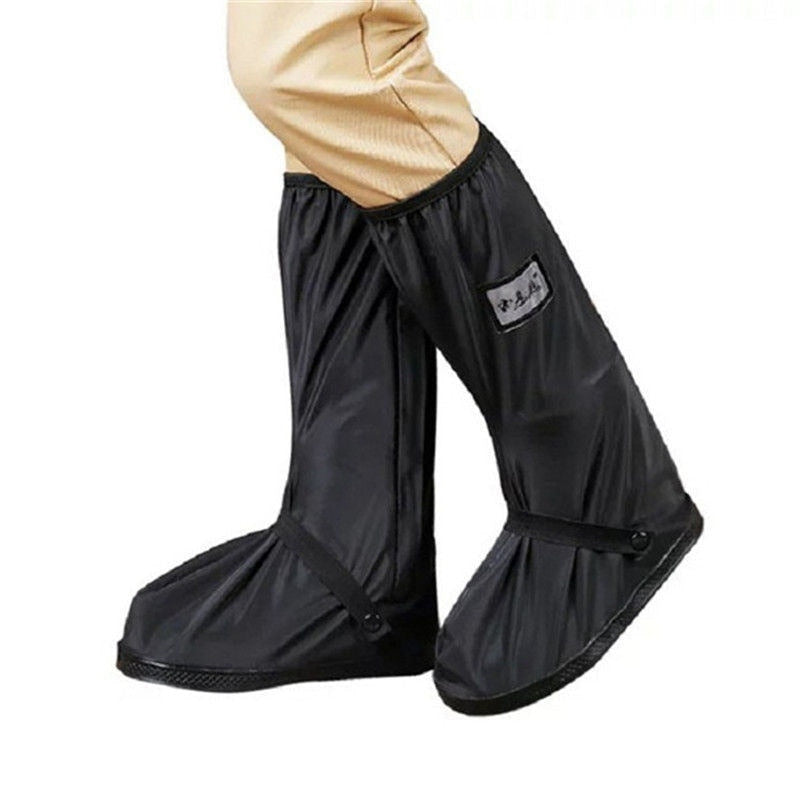Sur-chaussures de pluie imperméables à fermeture éclair et semelle antidérapante 5